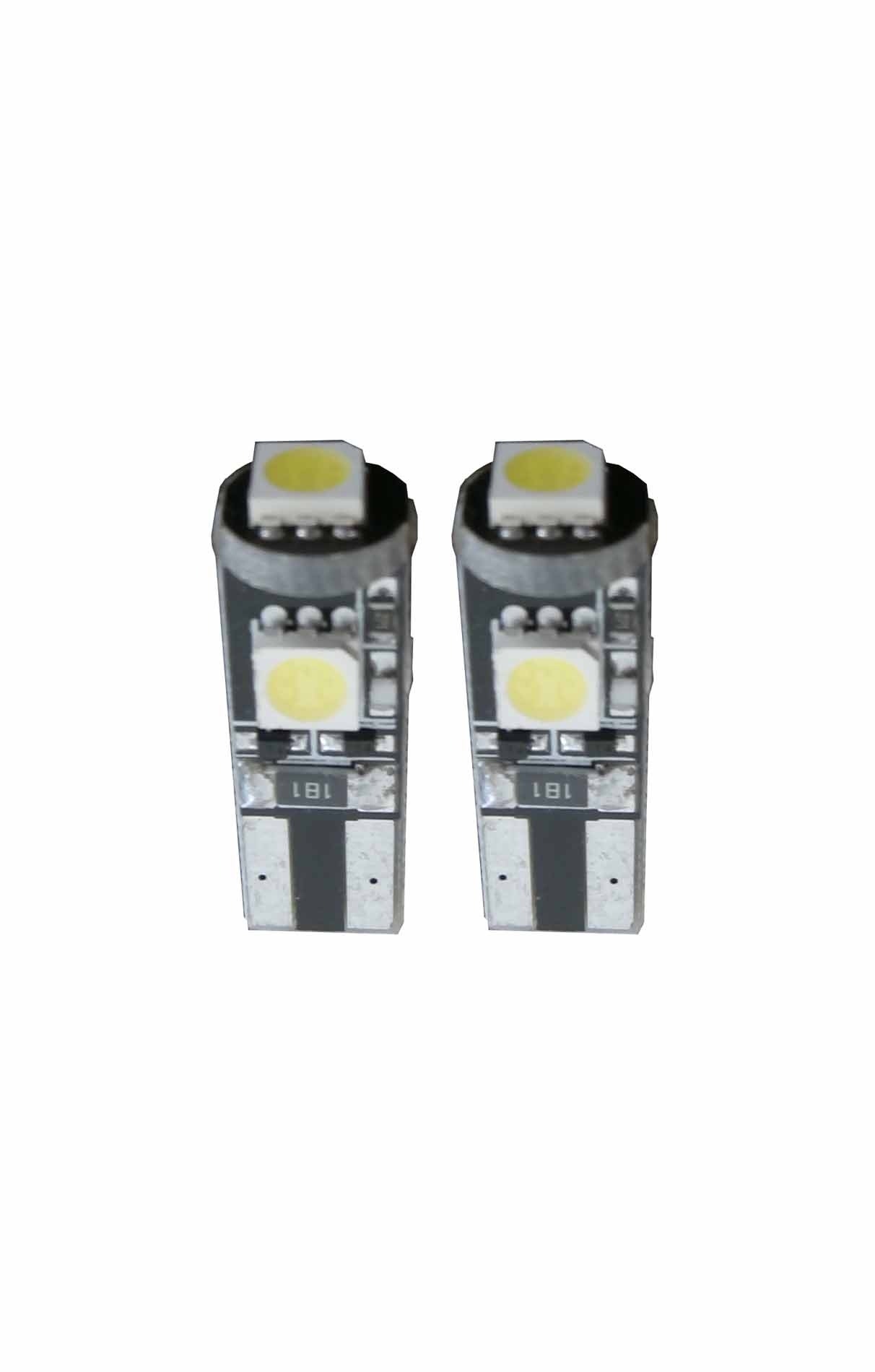 3-SMD-CANBUS-LED-Stadslicht-W5W-T10-Wit