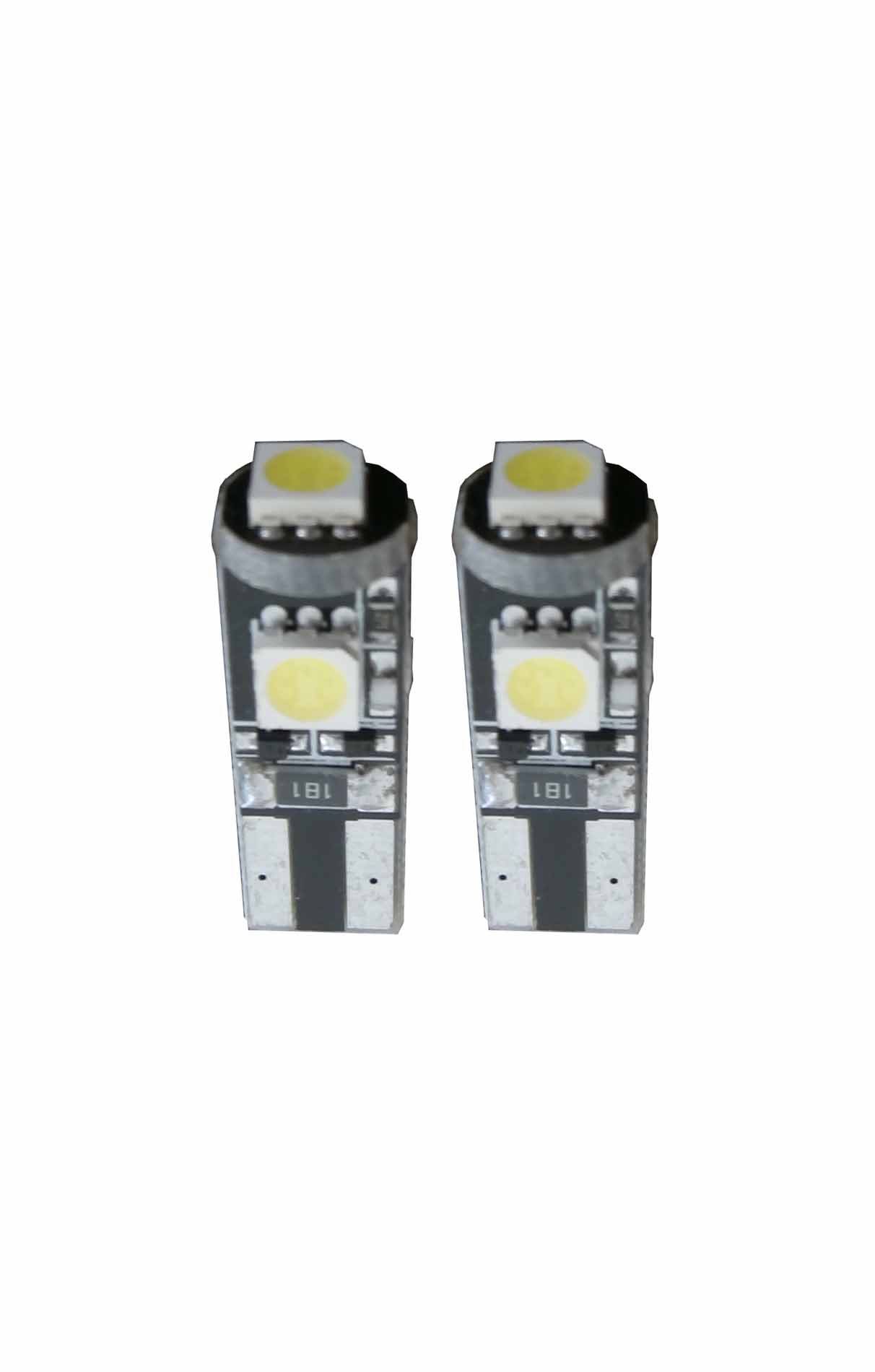 3 SMD CANBUS LED Stadslicht W5W T10-Wit