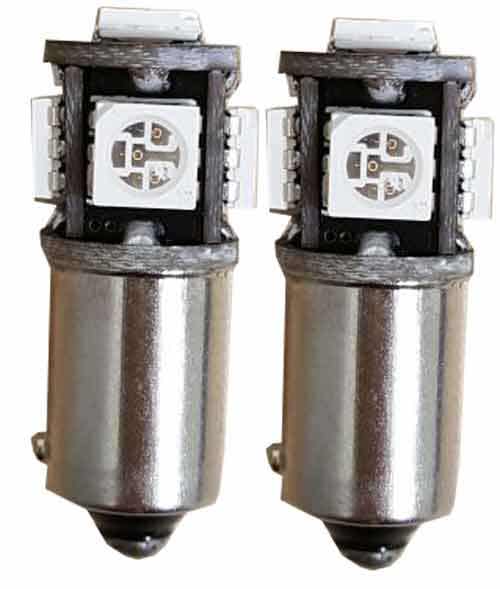 5 SMD H6W Groen LED Binnenverlichting