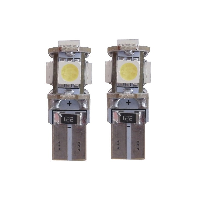 5-SMD-CANBUS-LED-W5W-T10-Wit