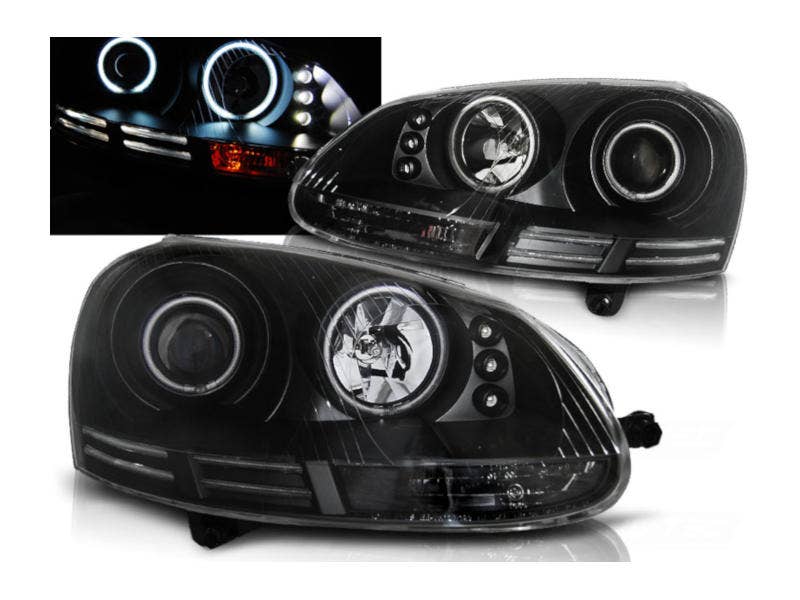 Angel-Eyes-CCFL-koplampen-VW-Golf-5