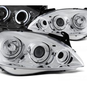 Angel Eyes Chrome koplampen geschikt voor Opel Corsa C