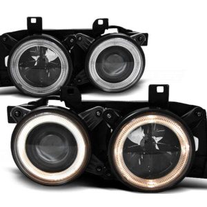 LED dagrijverlichting koplamp units Black geschikt voor Audi A4 B8