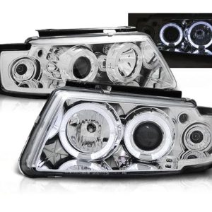 Angel-Eyes-koplamp-units-Chrome-geschikt-VW-Passat-B5-3B