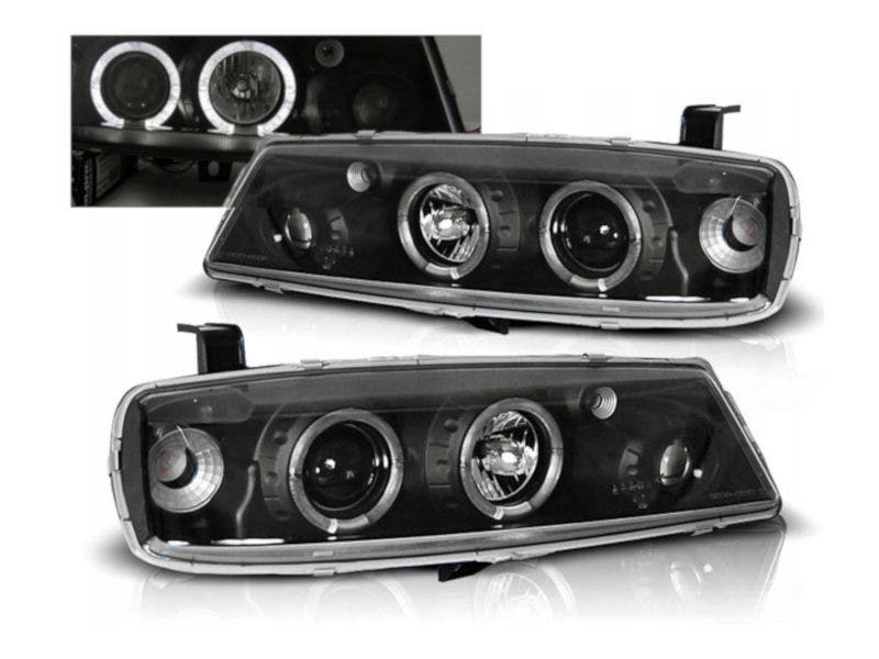 Angel Eyes koplampen Black geschikt voor Opel Calibra