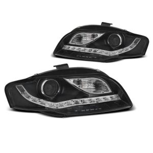 Audi A4 B7 04-08 LED indicator Black LED koplamp units