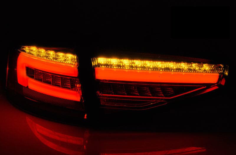 Audi A4 B8 Sedan LED achterlicht units, dynamisch knipperlicht Smoke - Afbeelding 3