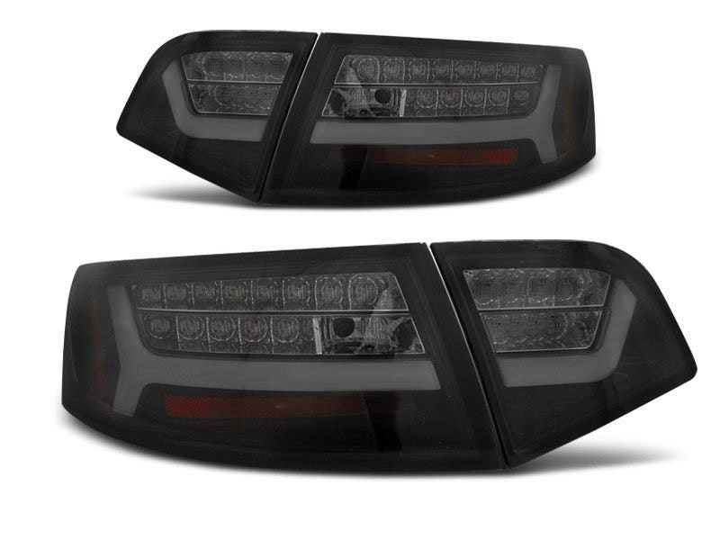 Audi A6 Sedan LED achterlicht units, dynamisch knipperlicht Black Smoke