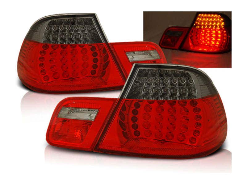LED achterlicht units Red Smoke geschikt voor BMW E46 Coupe