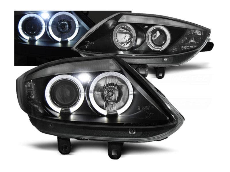 Angel Eyes koplampen Chrome VW Passat B6 3C