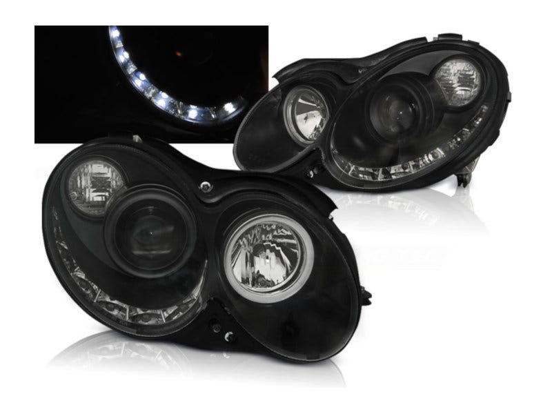 Daylight Black koplampen geschikt voor Mercedes CLK W209