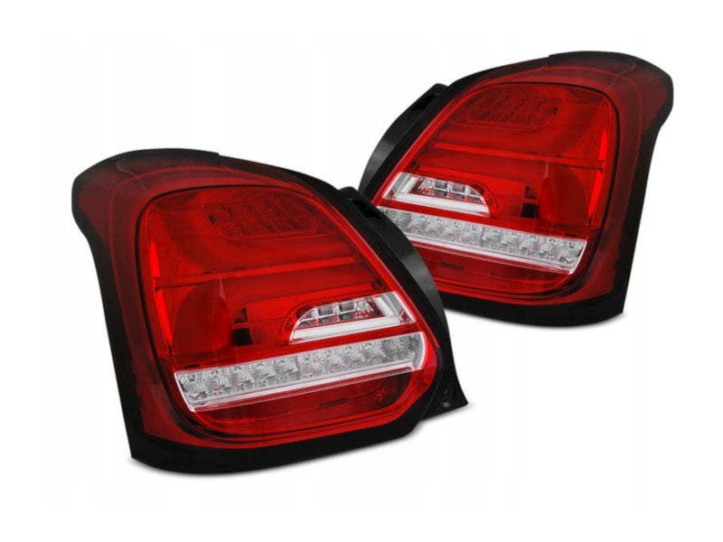 Dynamisch LED achterlicht Red White geschikt voor Suzuki Swift VI