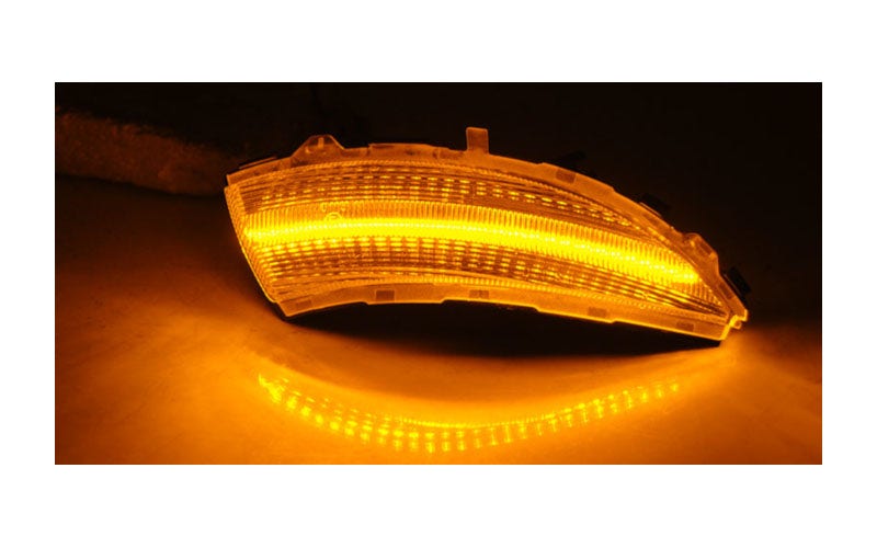 Dynamisch LED knipperlicht spiegel Smoke geschikt voor Renault Clio 4