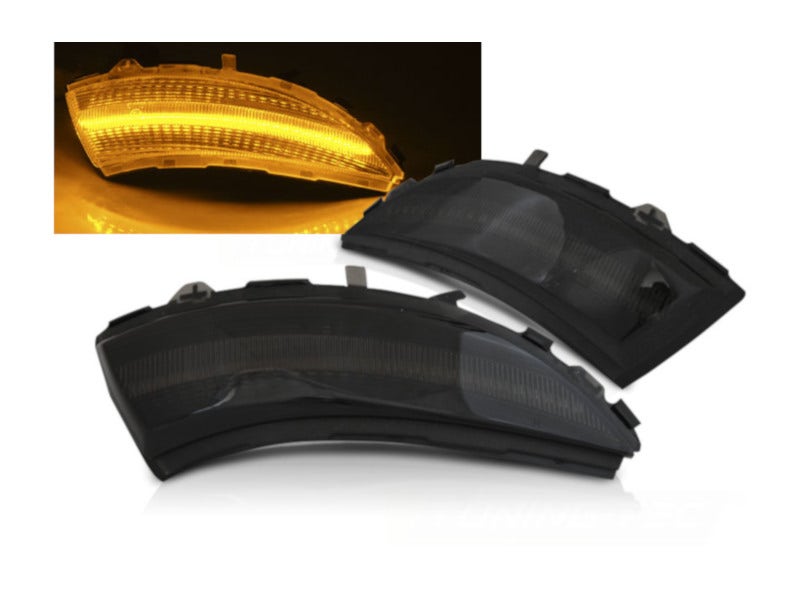 Dynamisch LED knipperlicht spiegel Smoke geschikt voor Renault Clio 4