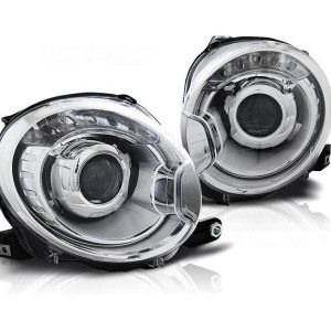 Koplamp unit Chrome Fiat 500