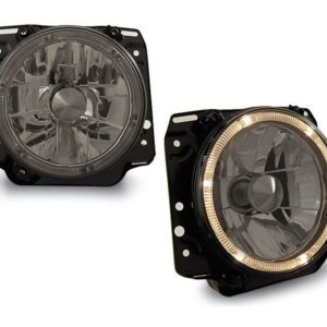 LED Tube koplamp units Black VW T6 dynamische knipperlichten