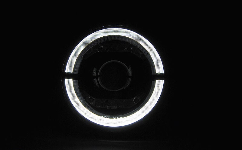 Koplamp units LED Angel Eyes geschikt voor Jeep Wrangler Black - Afbeelding 3