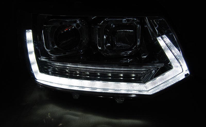 Koplamp-LED-tube-VW-T6-Look -Chrome