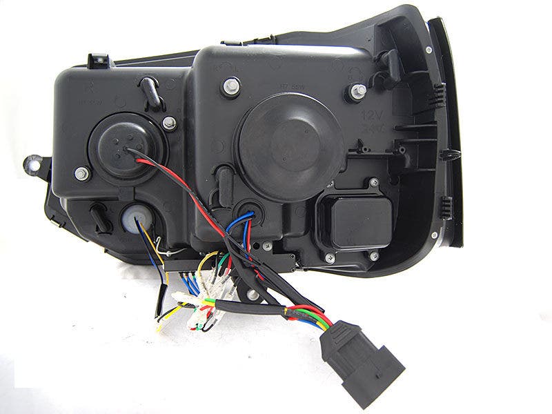 Koplamp unit LED tube VW T6 Look geschikt voor T5 Black - Afbeelding 4