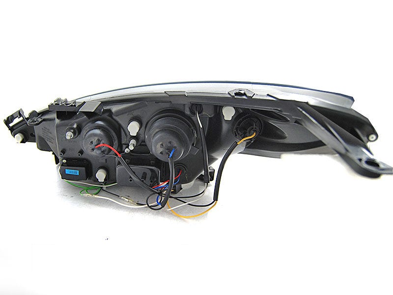 Koplamp-unit-LED-DRL-Peugeot-207-Chrome