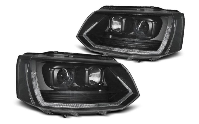 Koplamp-unit-LED-tube-VW-T6-Look-T5-Black