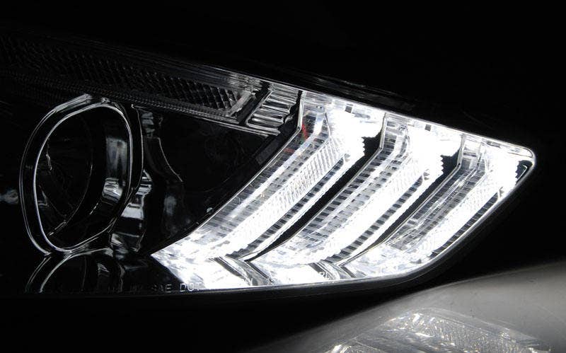 Koplampen dynamisch knipperlicht Black geschikt voor Ford Focus MK3 - Afbeelding 2