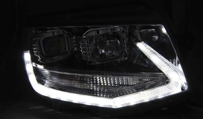 VW T6 Chrome edition LED DRL LED koplamp units - Afbeelding 5