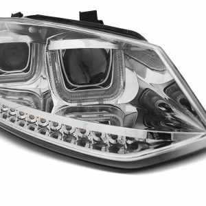 LED-tube-koplamp unit-VW-POLO-6R-chrome