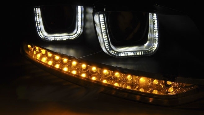 LED-tube-koplamp unit-VW-POLO-6R-chrome