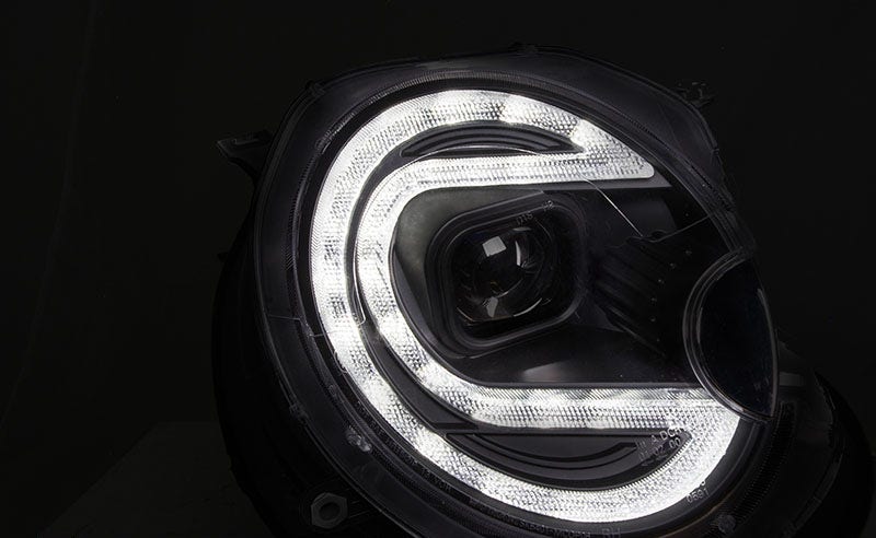 LED tube Xenon koplampen Black geschikt voor Mini R55, R56, R57, R58 en R59 - Afbeelding 2