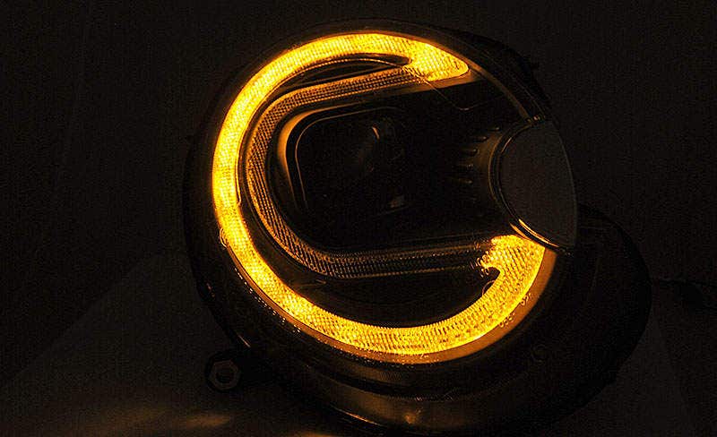 LED tube koplampen Black geschikt voor Mini R55, R56, R57, R58 en R59 - Afbeelding 3