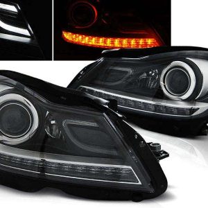 LED DRL koplamp units geschikt voor Mercedes W204