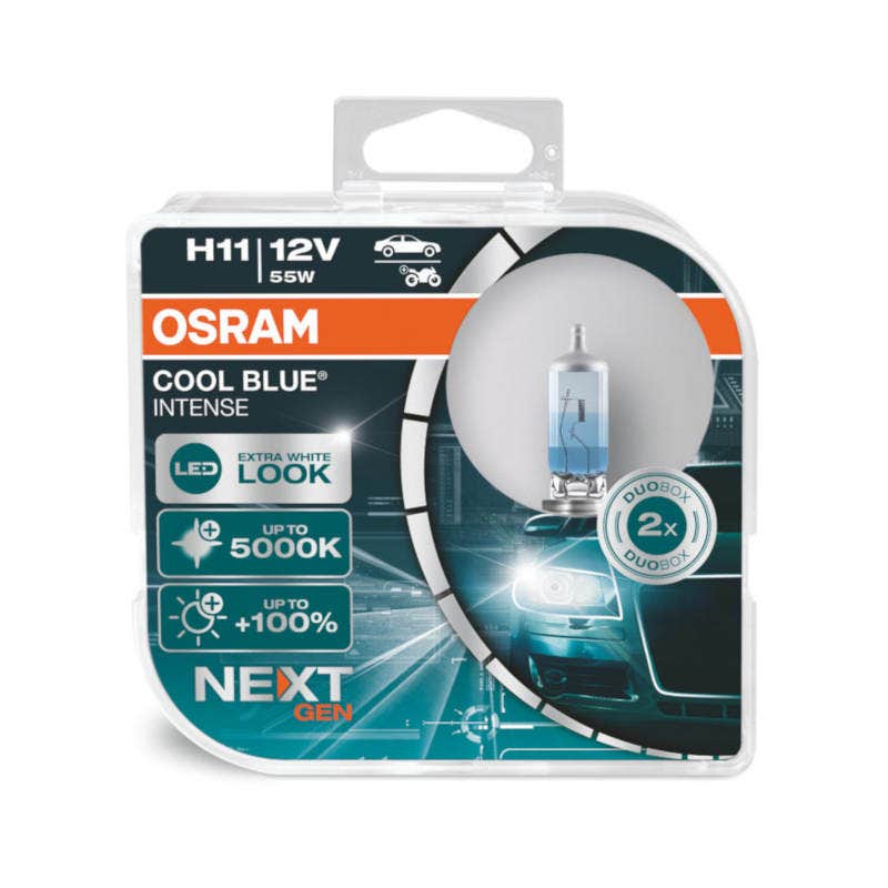 Osram Cool Blue Intense Next Gen H11 64211CBN-HCB set
