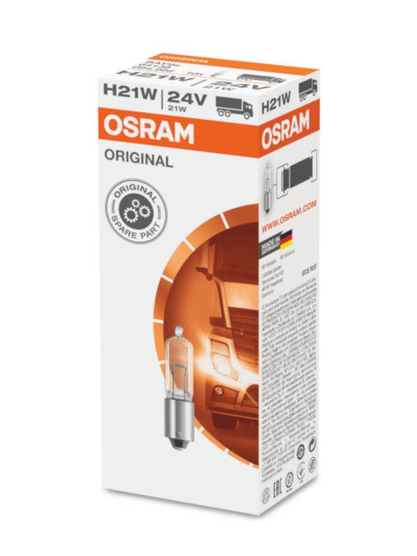Osram Original Line H21W / BAY9s 24v 64138 10 lampen