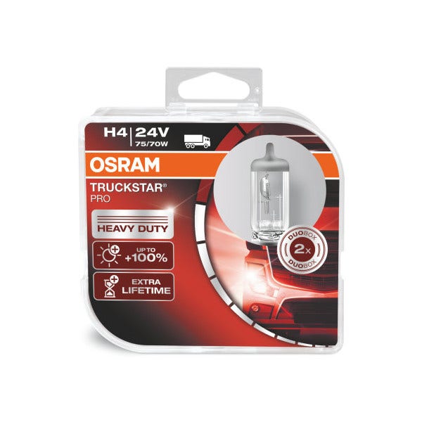 Osram 24 Volt Halogeen : Truck Star Pro H4 (64169 TSPHCB2)