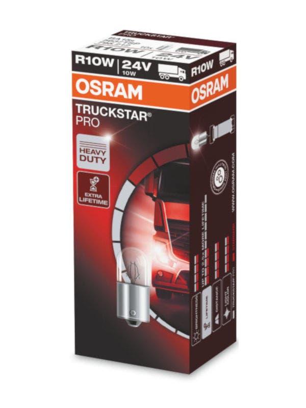 Osram Truckstar Pro R10W 24v 5637TSP 10 stuks