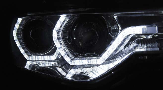 Xenon koplampen LED Angel Eyes Black geschikt voor BMW F30-F31 - Afbeelding 2