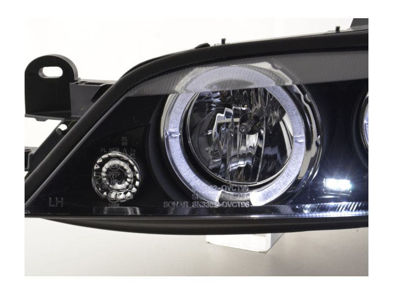 Angel Eyes koplampen Black geschikt voor Opel Vectra B - Afbeelding 3