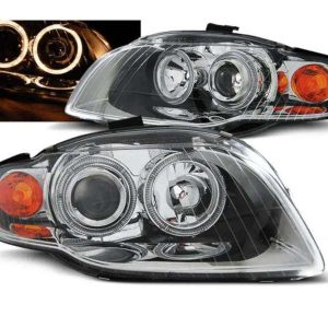 Angel-Eyes-koplampen-Chrome-geschikt-voor-Audi-A4-B7