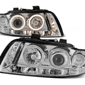 Angel-Eyes-koplampen-Chrome-geschikt-voor-Audi-A4