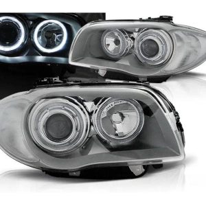 Angel-Eyes-koplampen-Chrome-geschikt-voor-BMW-1-serie-E81-82-87-88