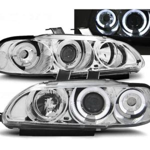 Angel-Eyes-koplampen-Chrome-geschikt-voor-Honda-Civic