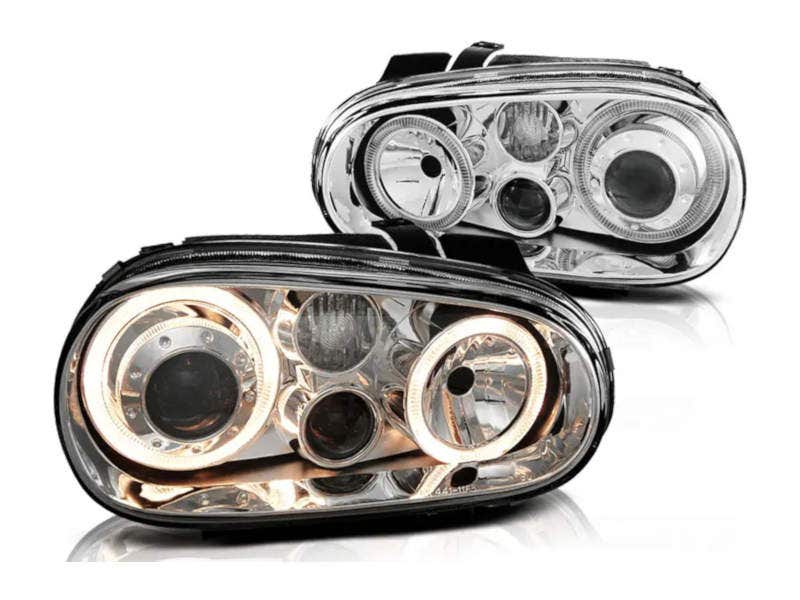 Angel-Eyes-koplampen-Chrome-geschikt-voor-VW-Golf-4