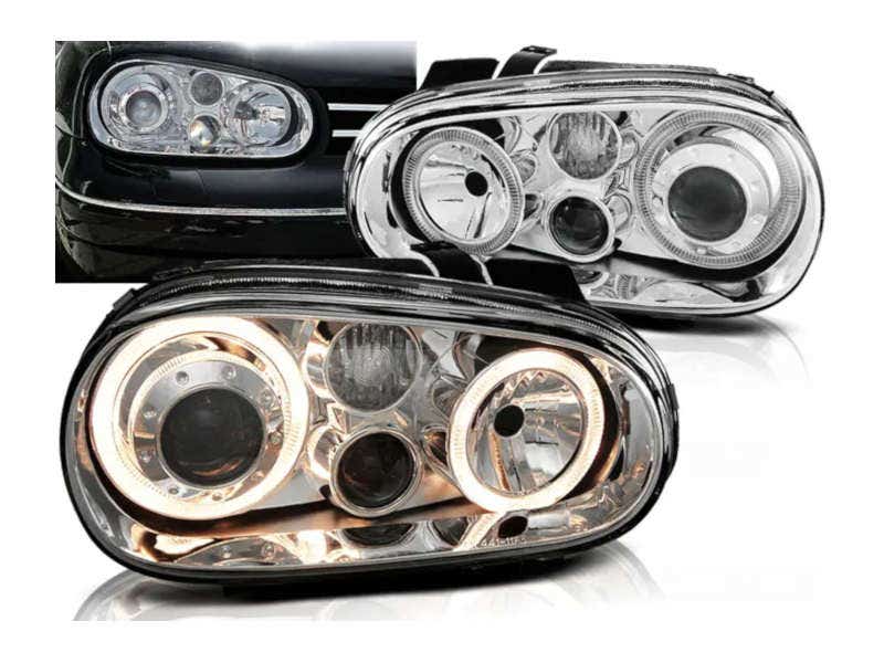 Angel-Eyes-koplampen-Chrome-geschikt-voor-VW-Golf-4