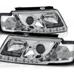 Daylight-Chrome-koplampen-geschikt-voor-Passat-B5-3B