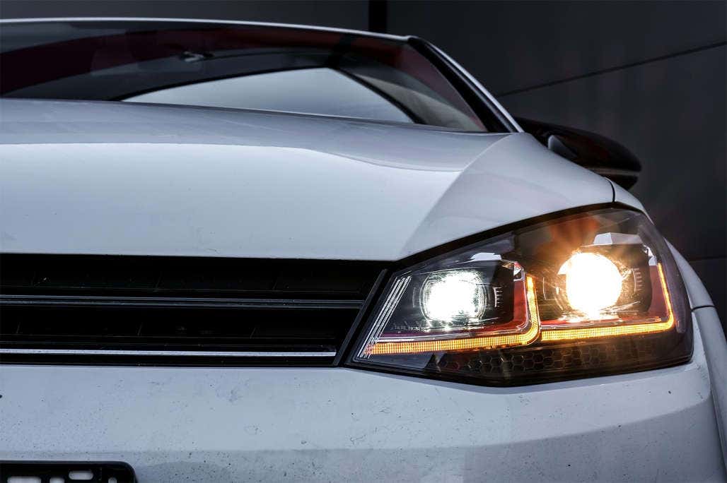 LED koplampen geschikt voor Golf7 Facelift GTI Look dynamisch knipperlicht - Afbeelding 10