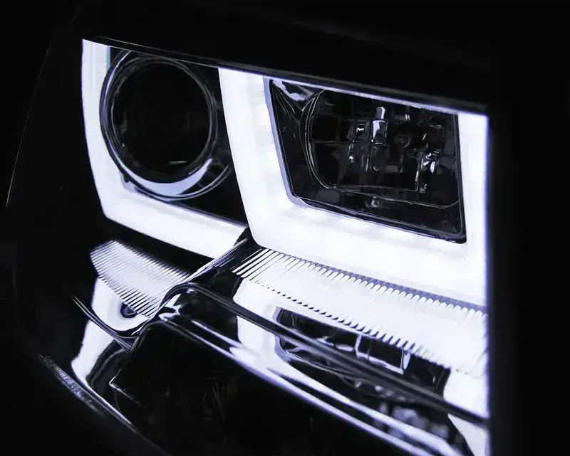 U Type Chrome LED koplamp geschikt voor VW T5 - Afbeelding 6