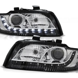 LED DRL Daylight Black koplampen geschikt voor Audi A4