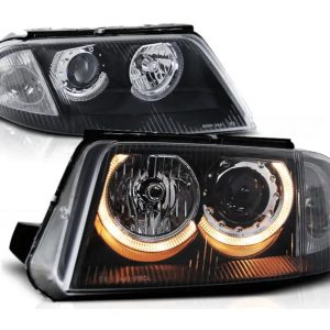 Angel Eyes koplampen Black geschikt voor VW Passat 3BG B5
