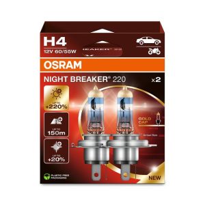 Osram Night Breaker 220 H4 64193NB220 set